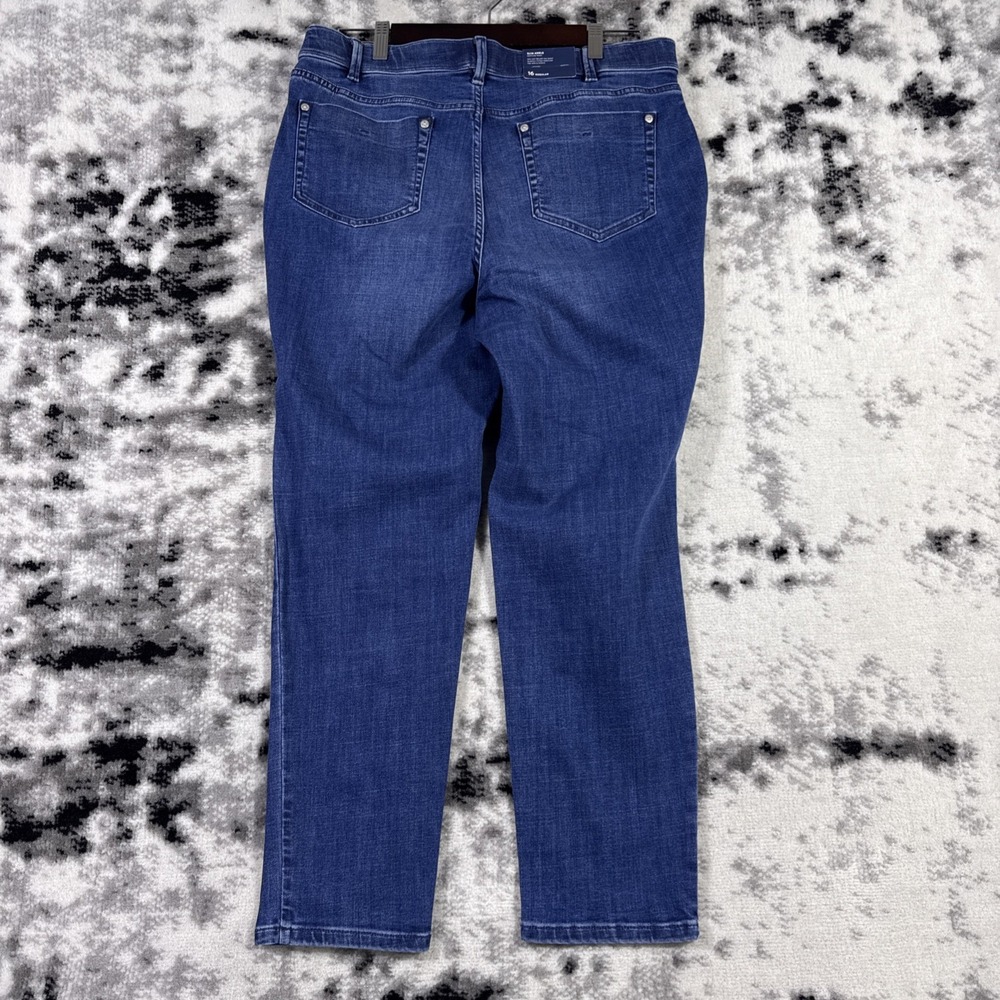 New J Jill Jeans Womens Size 16R Authentic Fit Lyocell Stretch Comfort Casual - Picture 2 of 16